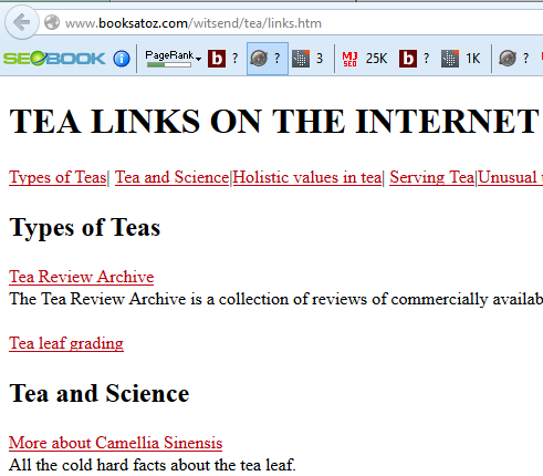 Tea Resource Page